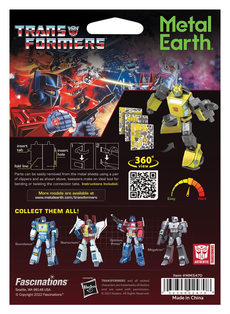 transformers-bumblebee-metal-earth