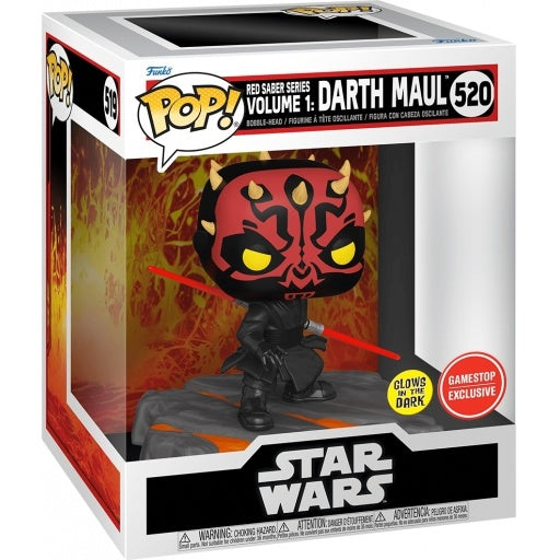 popop deluxe red saber series volume 1 darth maul 520