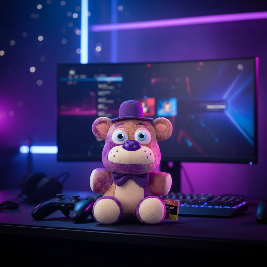 Plyšový Freddy z TieDye