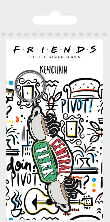 Friends Keychain - Central Perk Sketch