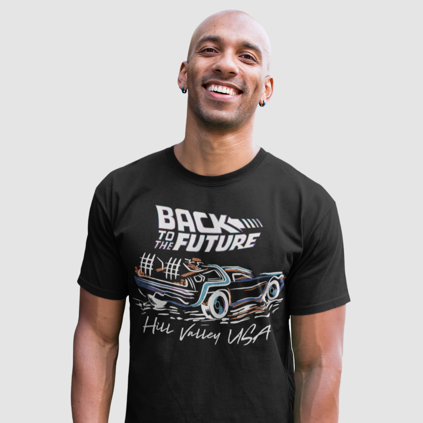 Back to the Future T-shirt Colorful BTTF – Canard Geek