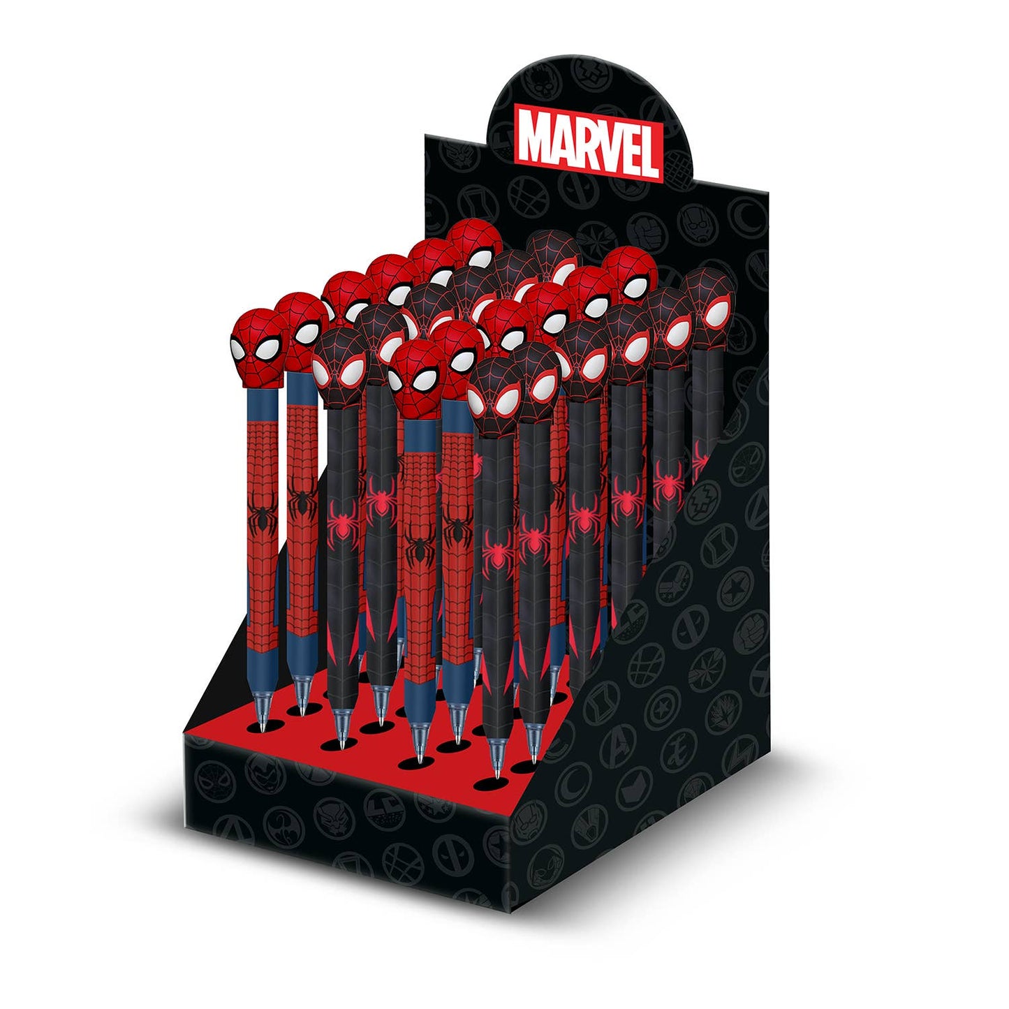 Marvel Spiderman Peter Pan Displayständer (24 Stück) Eternal Pencil