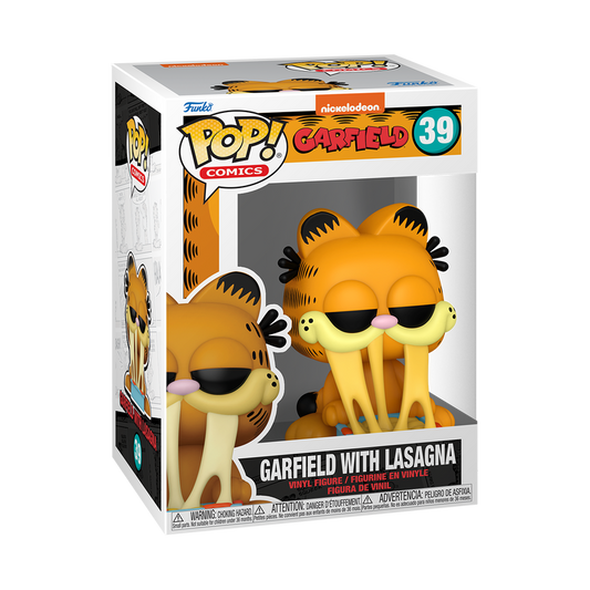 Garfield avec Plat de lasagne
