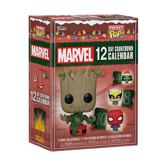 Adventní kalendář Marvel - Pocket Pop! 12 dní