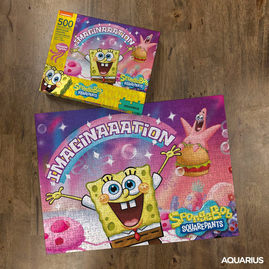 SpongeBob v kalhotách - Puzzle s fantazií 500p
