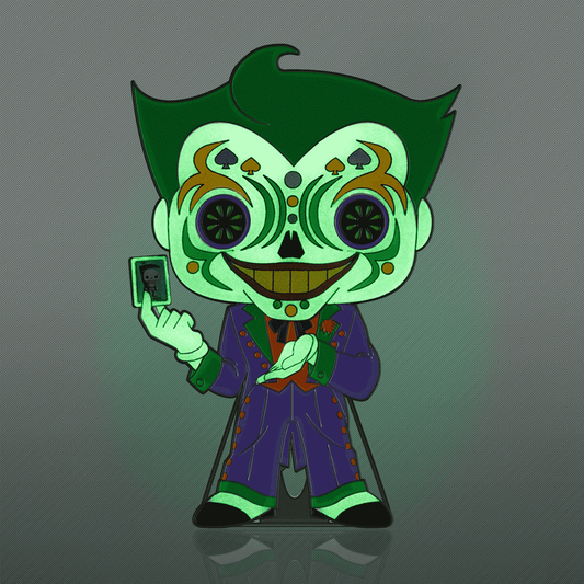 Pop! Dia De Los DC Joker Pin (švyti)