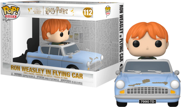 harry potter chamber of secrets anniversary funko pop movies vinyl figurine ron weasley w car