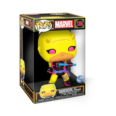 Pop! Jumbo Daredevil (Giallo e Rosso) (Luce Nera)