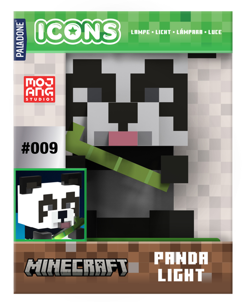 Minecraftová ikonická lampa - Panda - PŘEDOBJEDNÁVKA*