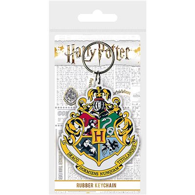 HARRY POTTER Porte-Clés Caoutchouc Hogwart's Crest