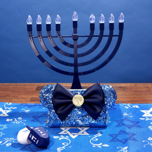Minnie Mouse Purse - Hanukkah Menorah