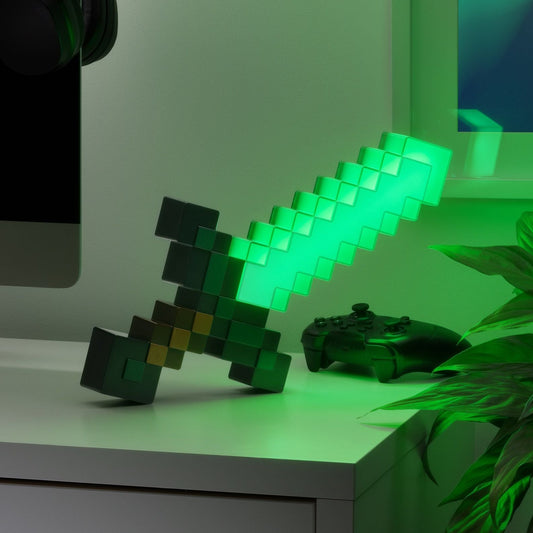 Minecraftová lampa - Diamantový meč