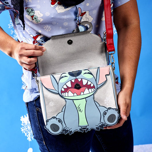 Lilo a Stitch vánoční cosplay crossbody taška