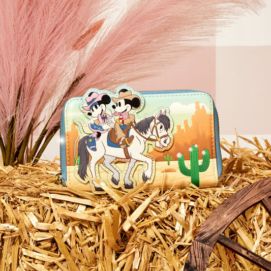 Portamonete Minnie e Topolino - Western