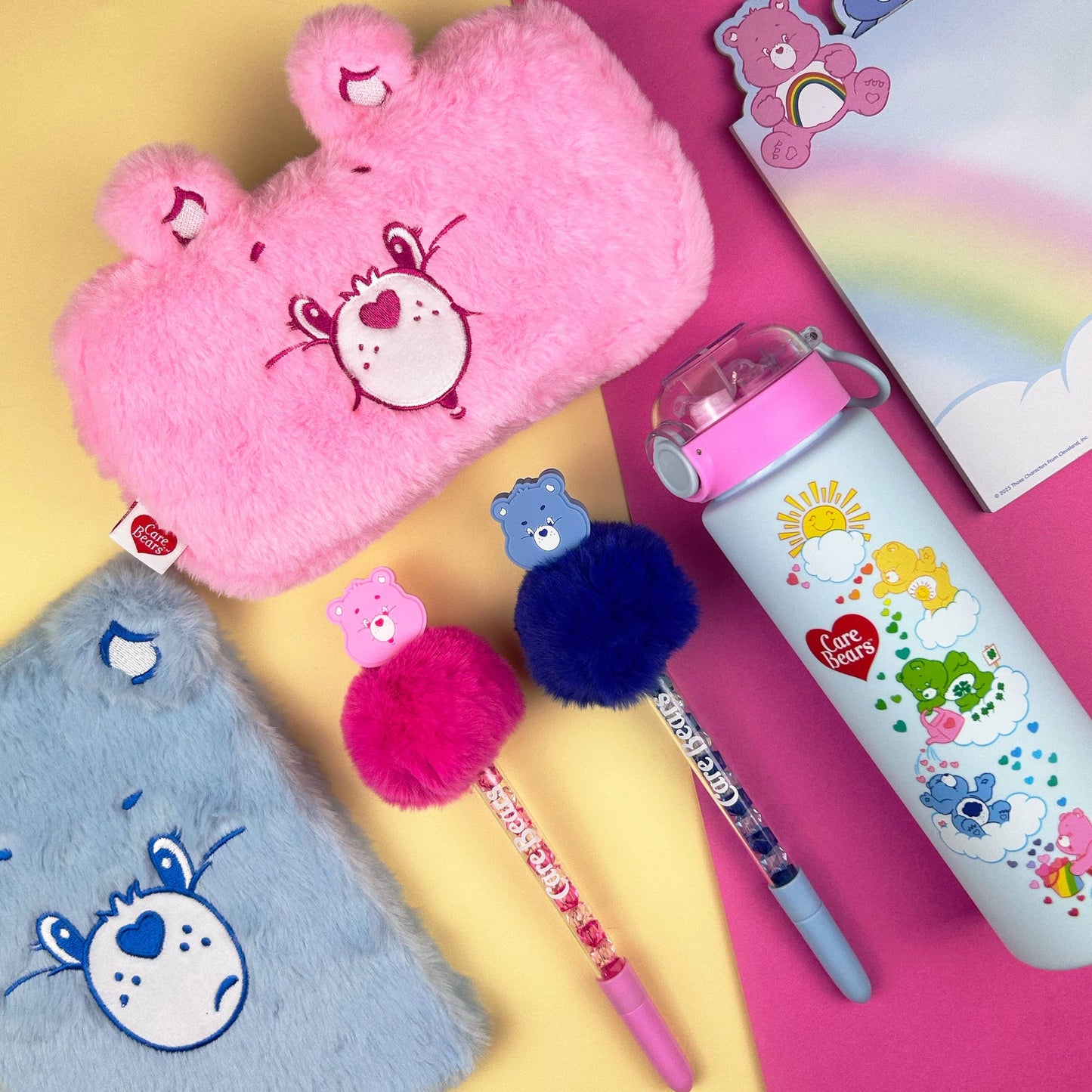 Bouteille d'eau – Care Bears avec paille et bouton poussoir | Blueprint Collections – vue 5
