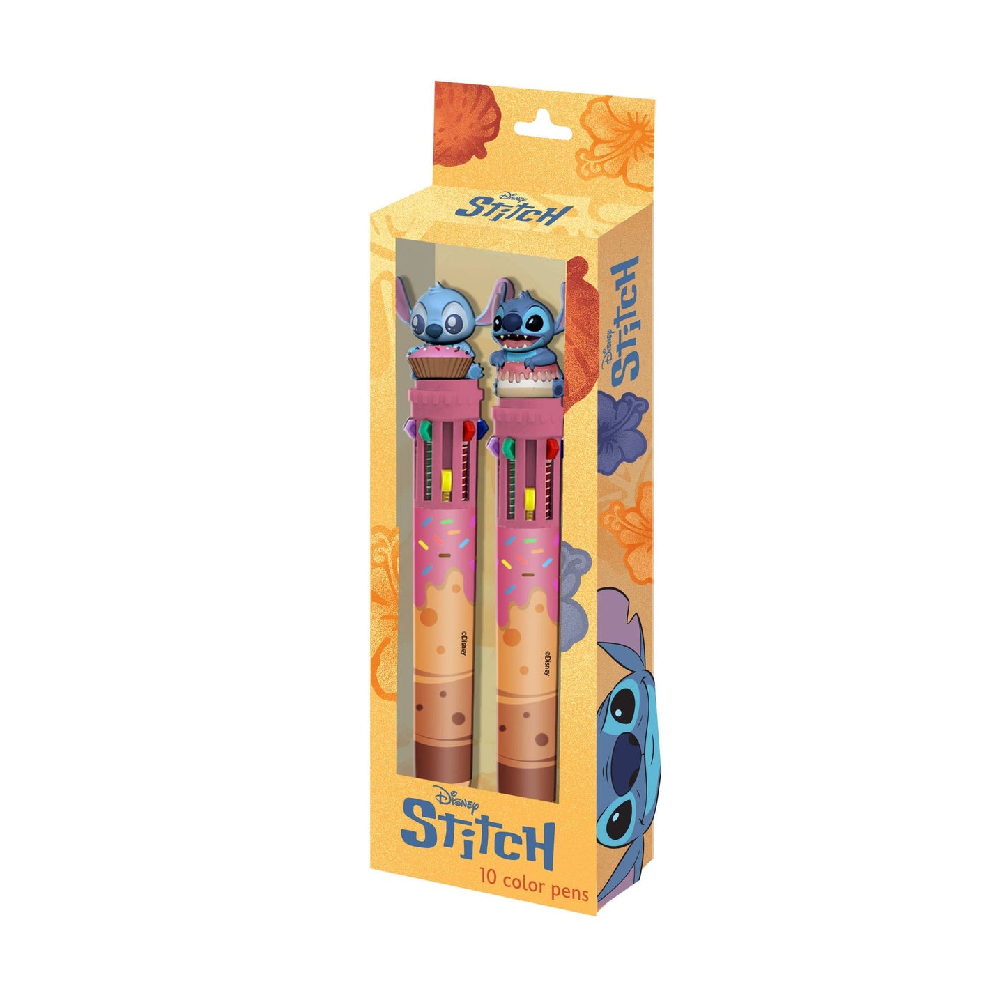 Disney Lilo et Stitch Mix-Pack de 2 Stylos à 10 Couleurs