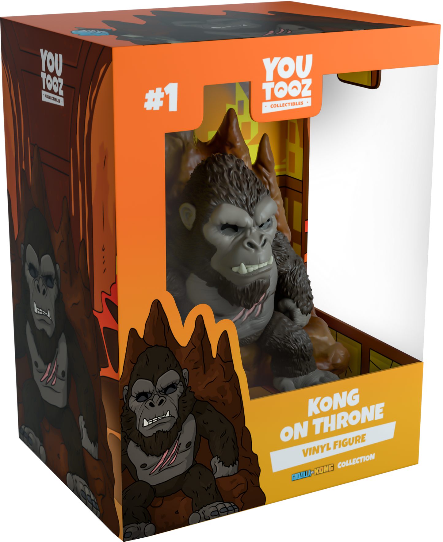 Kong auf dem Thron