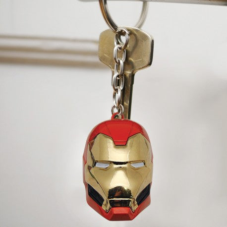 porte-cles-casque-iron-man-3d