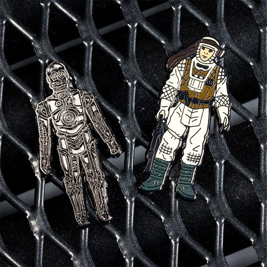 Pin's Star Wars Set 1.22 – C-3PO and Luke Skywalker (Hoth Battle Gear)