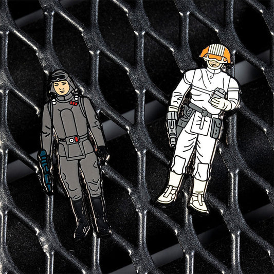 Pin's Star Wars Set 1.23 – AT-AT Commander and Cloud Car Pilot