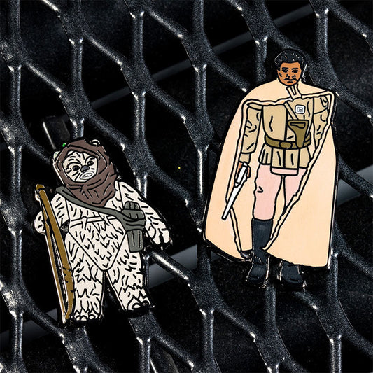 Star Wars Pin Set 1.47 – Warok and Lando Calrissian (General Pilot)