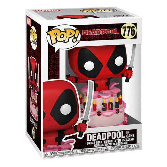 Pop! Deadpool dans Gâteau d'Anniversaire