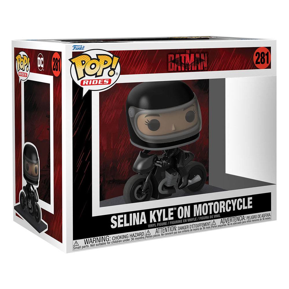 batman funko pop rides deluxe selina on motorcycle