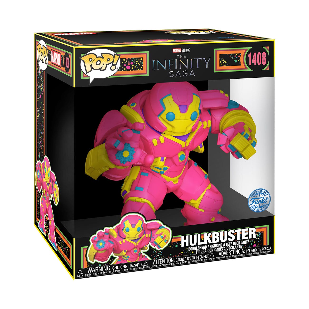 Pop! Jumbo HulkBuster (juoda šviesa)