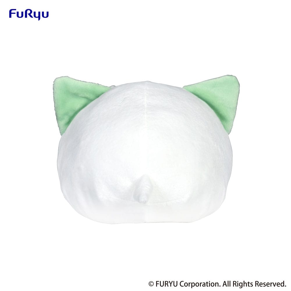 nemuneko-cat-peluche-green-18-cm
