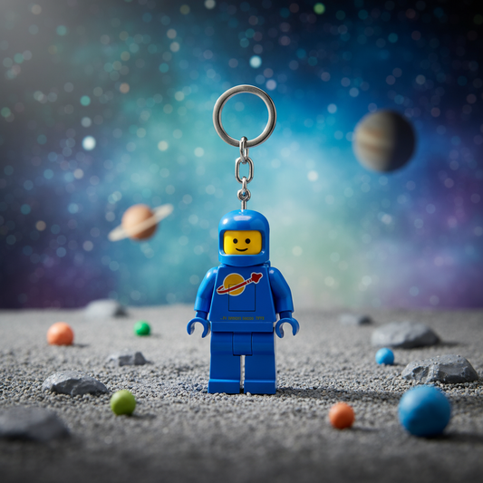 LEGO svjetleći privjesak za ključeve - Plavi astronaut