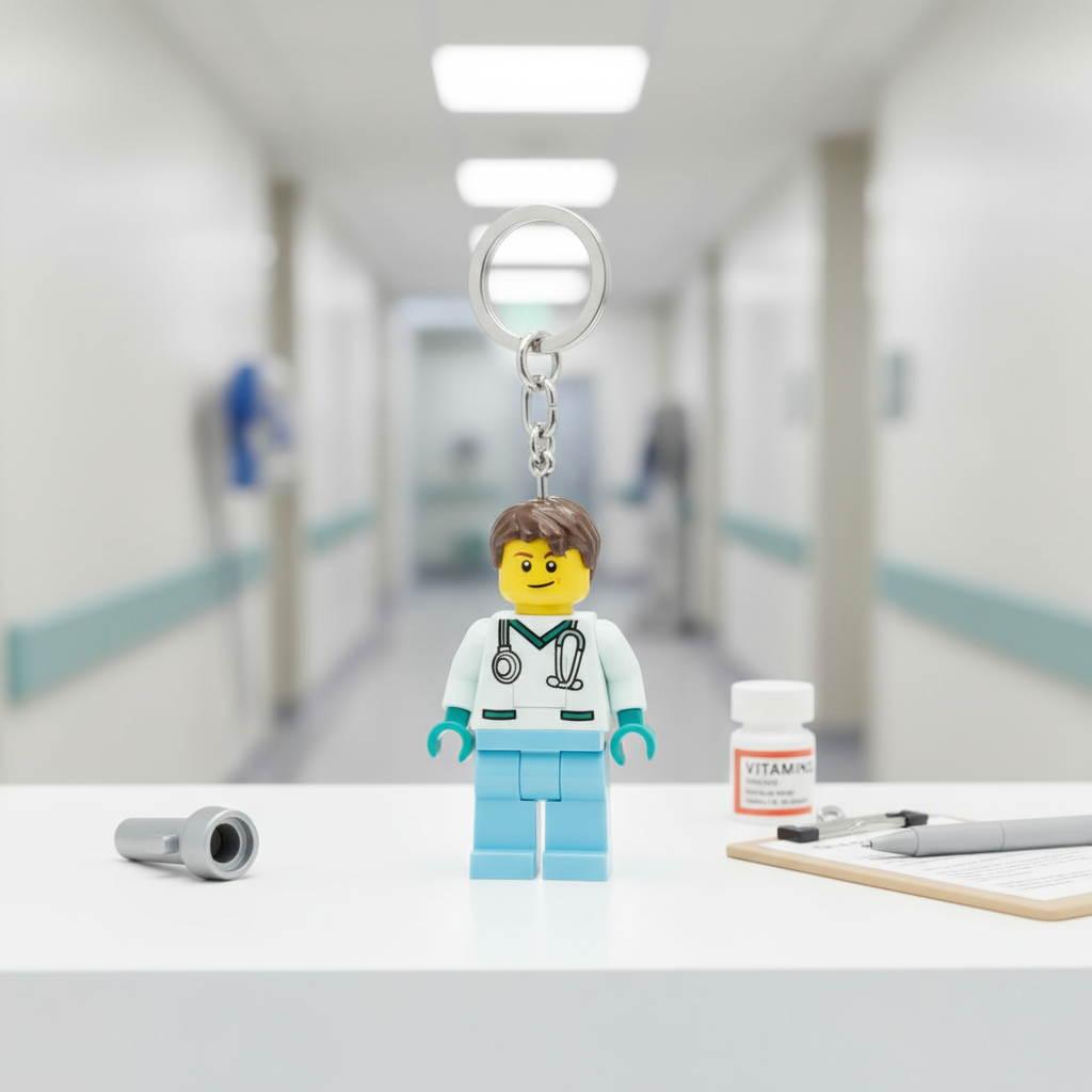 LEGO svjetleći privjesak za ključeve - Doktor