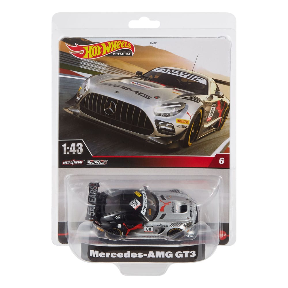 Mercedes AMG GT3 1/43 - Hot Wheels Prémium