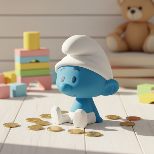 Salvadanaio Puffo Chibi