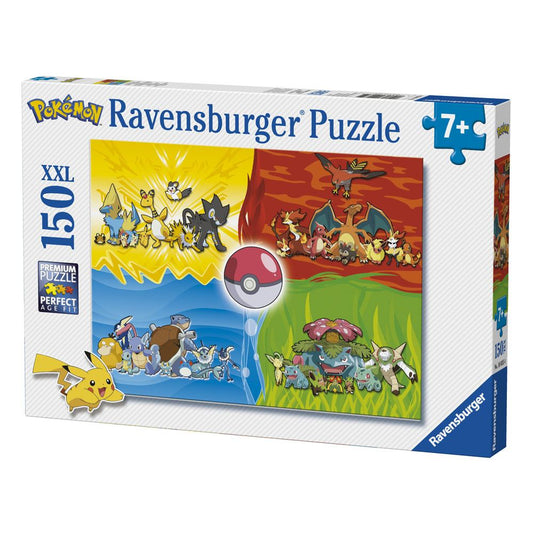 POKEMON - Puzzle s typy Pokémonů - 150 dílků