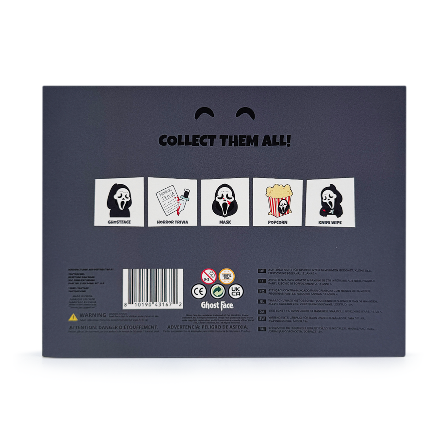 Ghost Face Pin Set 2