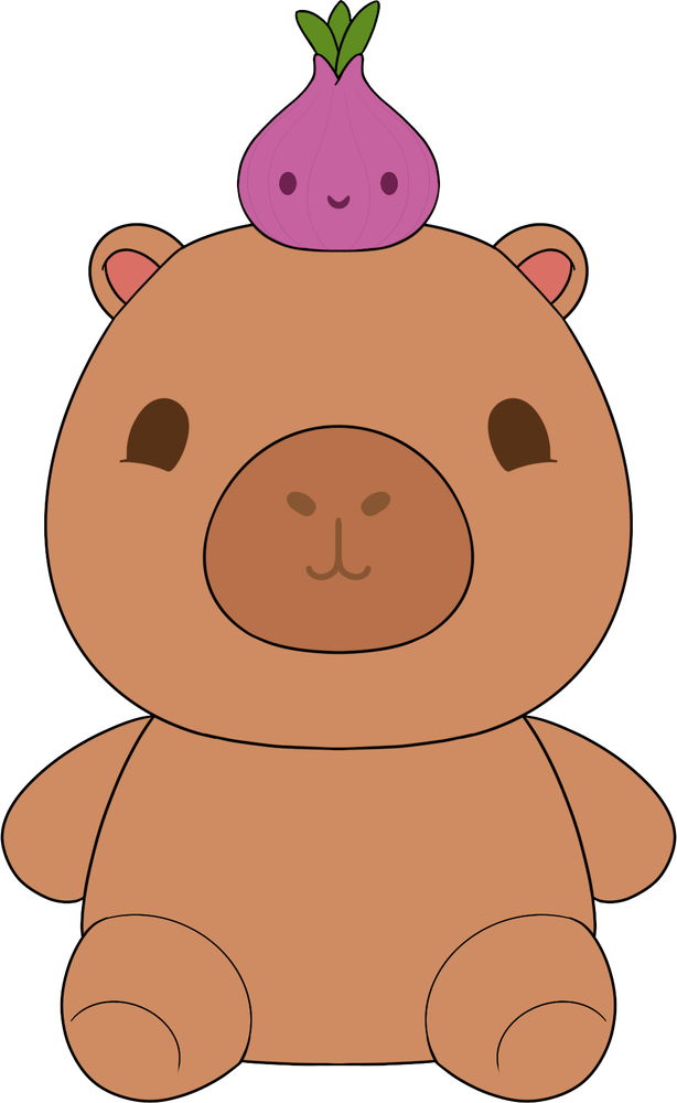 Viyaura Capybara Plüschtier (23 cm)