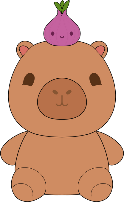 Viyaura Capybara Plüschtier (23 cm)