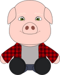 John Pork Plush (9in)