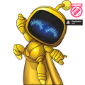 Gold Chrome Astro Bot