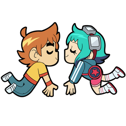 Scott und Ramona Küssen Anstecker