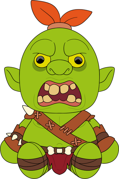 Leuchtender Ork Plüsch (23cm)