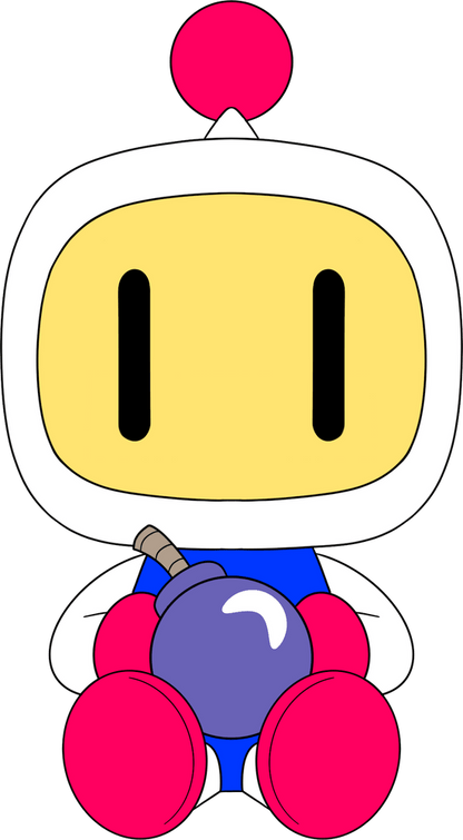 Bomberman Plüschtier (23 cm)