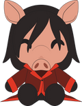 Plüschtier Schweinekopf (23 cm)