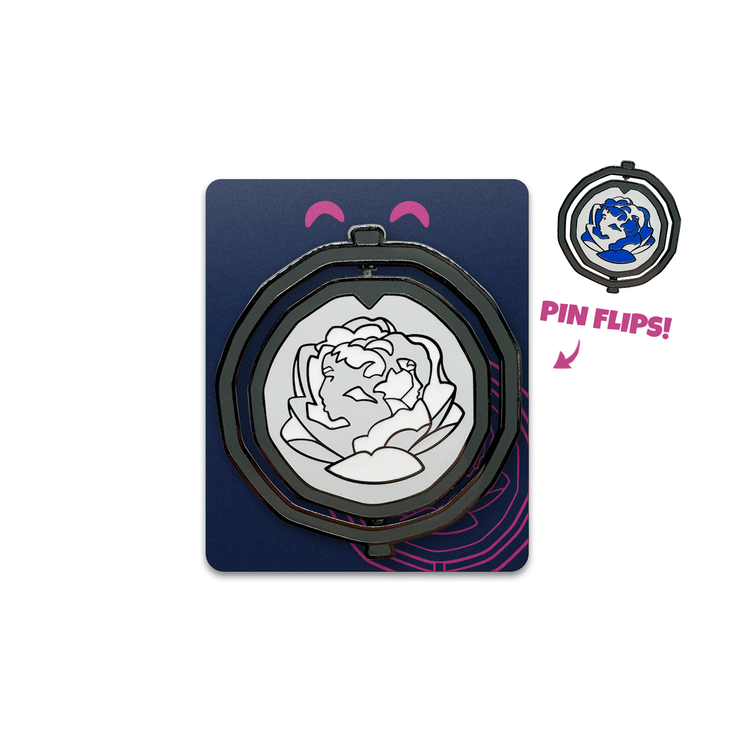 Ekko & Powder Pendant Pin