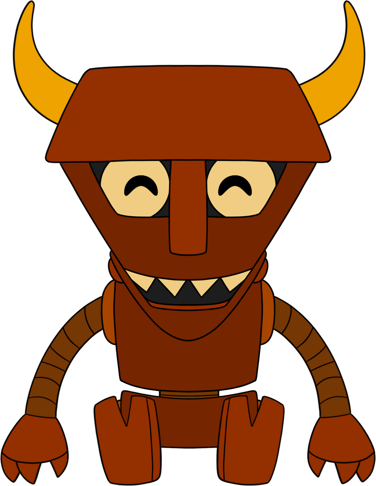 Robot Devil Plush (9in)