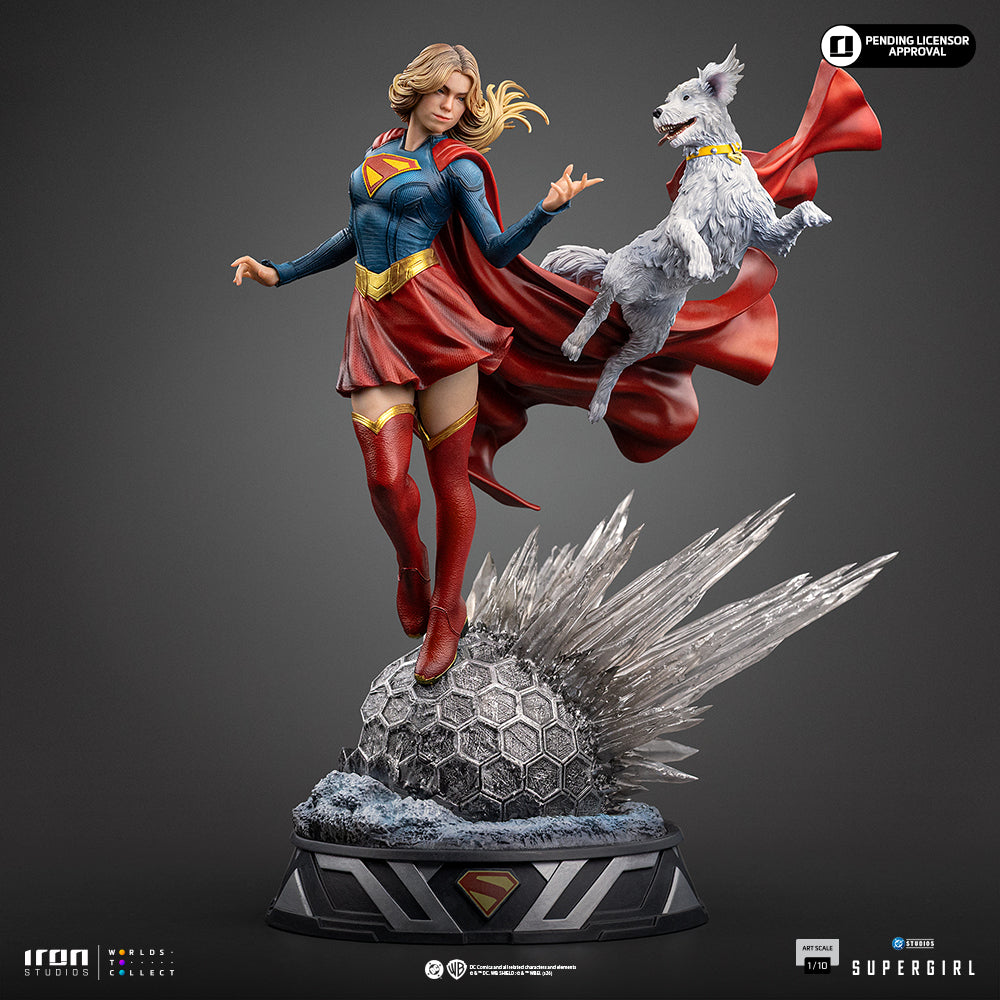 Statue Supergirl & Krypto - Supergirl Movie - Art Scale 1/10 - DC Comics