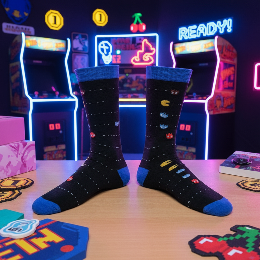Retro-Gaming-Socken