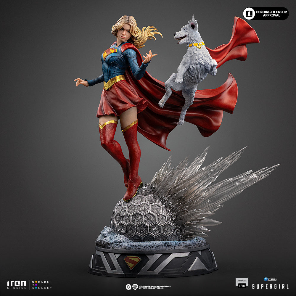 Statue Supergirl & Krypto - Supergirl Movie - Art Scale 1/10 - DC Comics