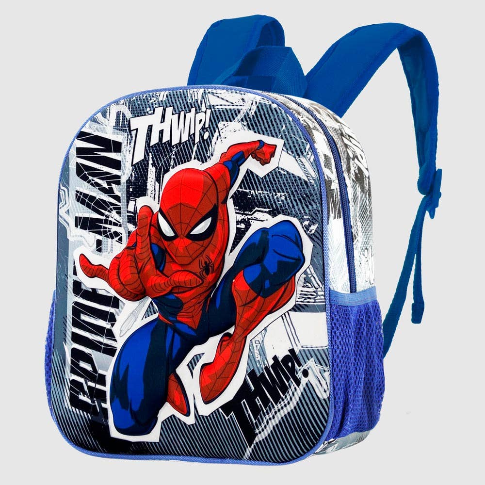 3D Spider-Man Kinderrucksack mit Frontrelief