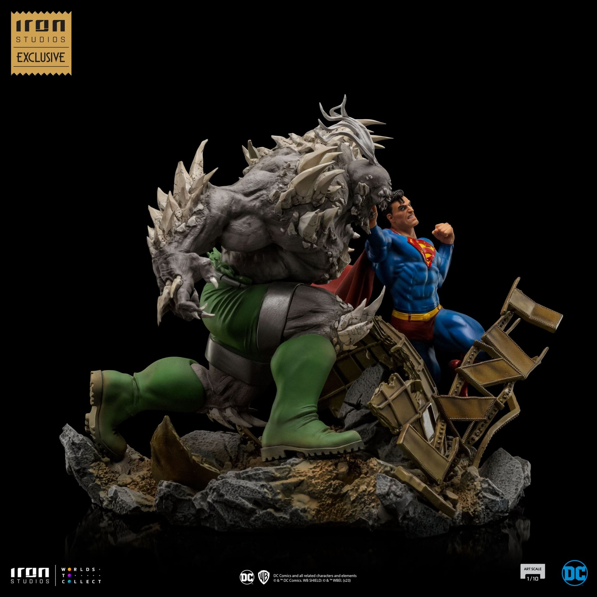 Statue Superman vs Doomsday - DC Comics - Art Scale 1/10 - Justice League